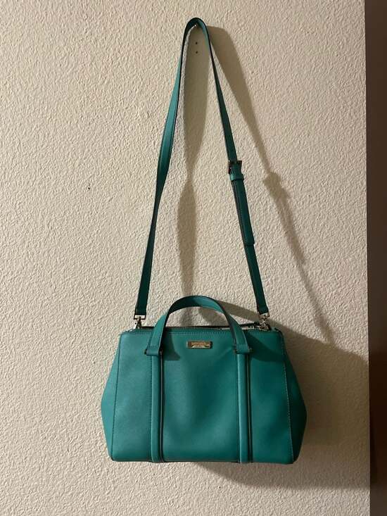 Kate Spade Handbags - Kate Spade Newbury Lane Saffiano Leather Satchel in Teal